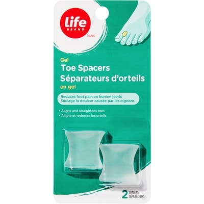 Life Brand Gel Toe Spacers 2 ea, $3.00/1ea