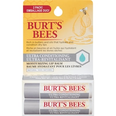 Burt's Bees Moisturizing Lip Balm Ultra Conditioning 2 ea, $3.50/1ea