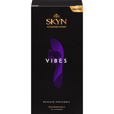 Skyn Vibes masseur personnel rechargeable 20 vitesses 1 ea, 23,59 $/1ch