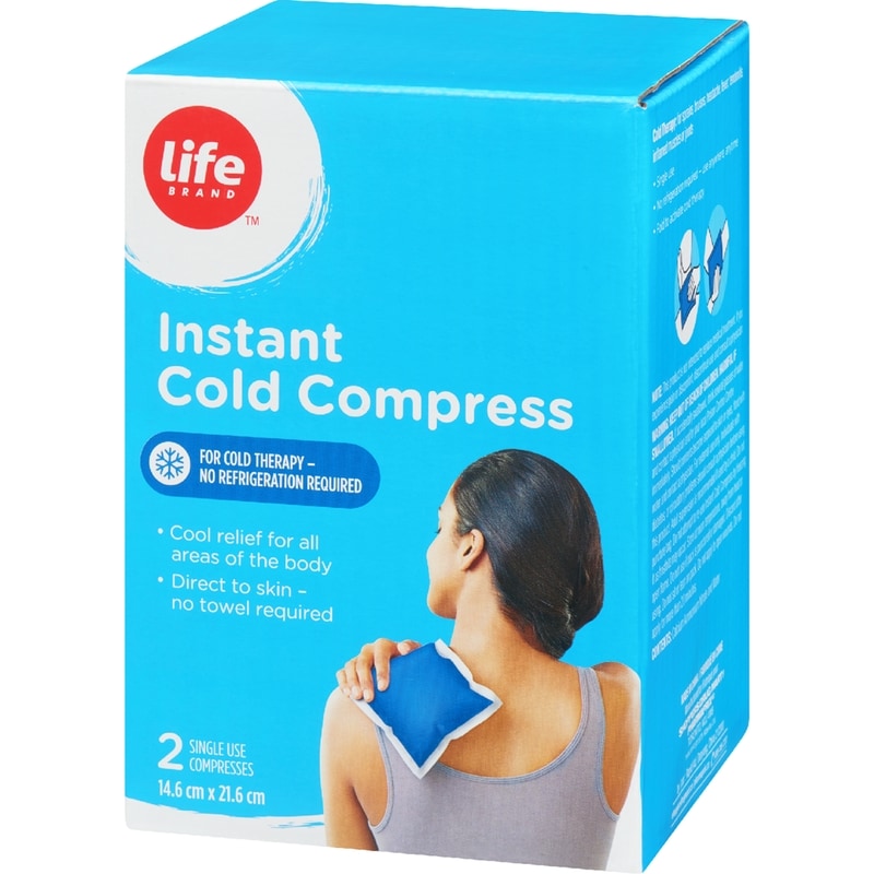 Instant Cold Compress, 2 Single Use Compresses