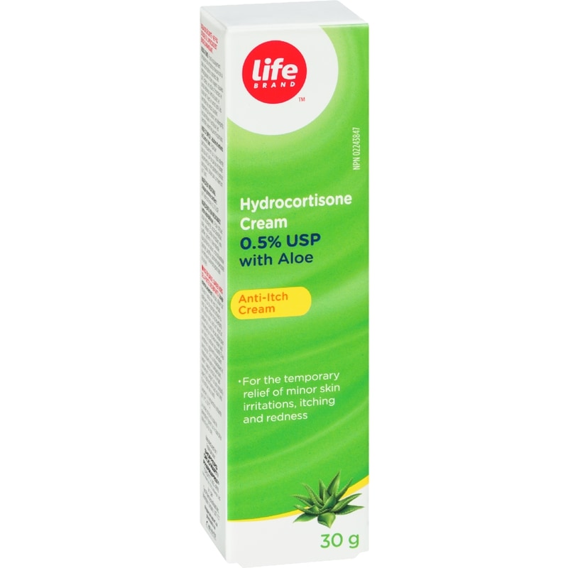 Hydrocortisone Cream, 0.5%, Aloe