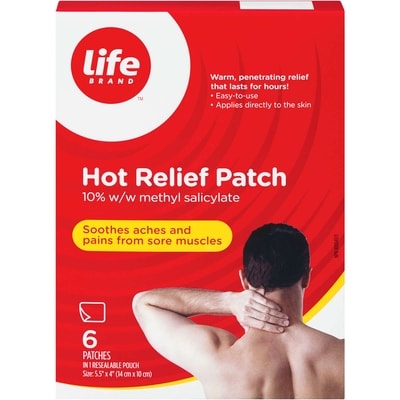 Life Brand Hot Relief Patch, 6 Patches 1 ea, $9.49/1ea