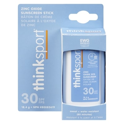 Thinksport Zinc Oxide Sunscreen Stick Spf 30 0.64 ml, $1,875.00/100ml