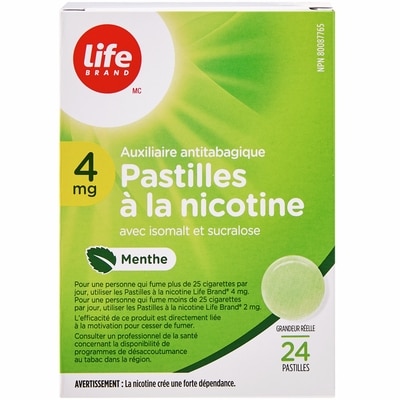 Mint Flavour Nicotine Lozenges 4 mg 24 Pack