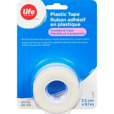 Life Brand Tape Plastic Roll 1 ea, $3.99/1ea