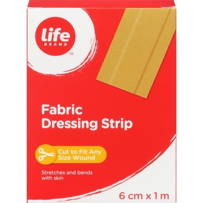 Life Brand Fabric Dressing Strip, 6 Cm X 1M, 1 Ea 1 ea, $4.00/1ea