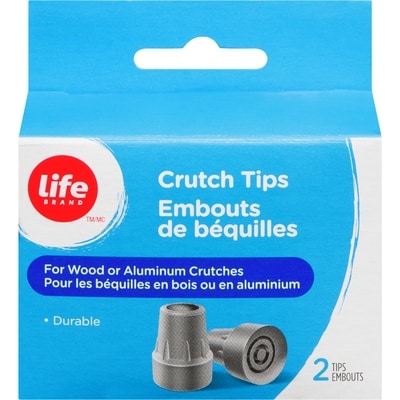 Life Brand Crutch Tips, 2 Tips 1 ea, $6.99/1ea