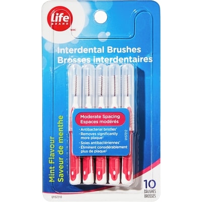 Life Brosses interdentaires, menthe douce 10 ea, 0,65 $/1ch