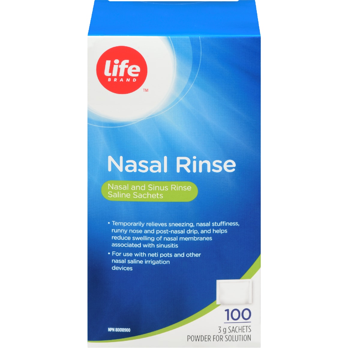 Life Brand Nasal Rinse Sachet 1 ea, $16.99/1ea