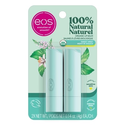 Evolution of Smooth 100% Natural and Organic Lip Balm Sticks, Sweet Mint 2 ea, $3.75/1ea