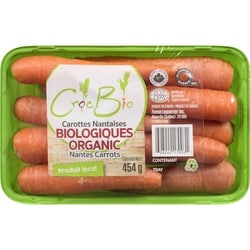 null Carottes Nantes Bio 1 Lb 454 g, 1,10 $/100g