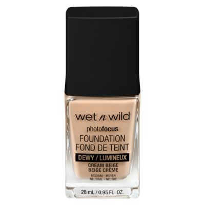 Wet N Wild Foundation 1111525 Cream Beige Medium Neutral 28 ml, $35.68/100ml