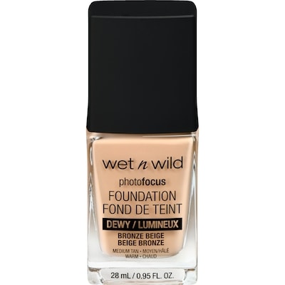 Wet N Wild Foundation 1111526 Bronze Beige Medium Tan Warm 28 ml, $32.11/100ml