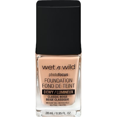 Wet N Wild Foundation 1111527 Classic Beige Medium Tan Neutral 28 ml, $26.75/100ml