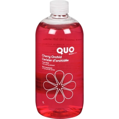 Quo Beauty Bain moussant, cerisier d'orchidée 1 l, 0,60 $/100ml