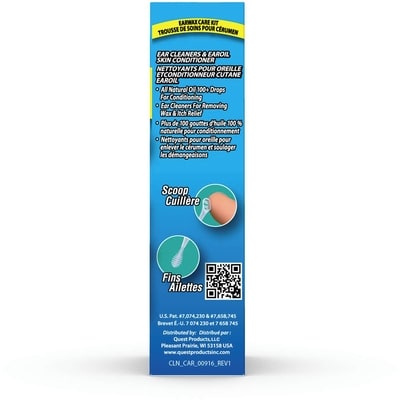 Earwax Care Kit, 4 Ear Cleaners and 1 Bottle of EarOil