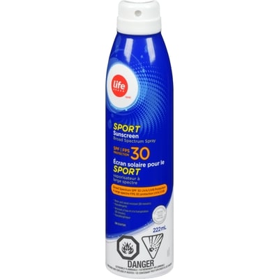 Life Lb Sprt Fps30 Vapo Cont Econ 222 ml, 4,73 $/100ml