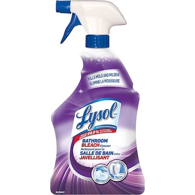 Lysol Bathroom Cleaner Spray, Bathroom Bleach, Mold and Mildew Killer 950 ml, $0.63/100ml
