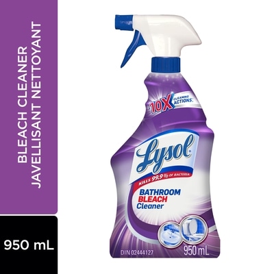 Lysol Bathroom Cleaner Spray, Bathroom Bleach, Mold and Mildew Killer 950 ml, $0.42/100ml