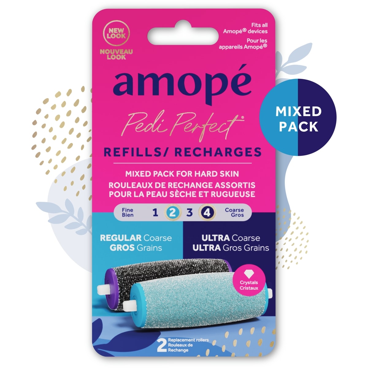 Amope Roller Heads Diamond Crystals 2 ea, $10.00/1ea