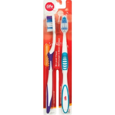 Life Brand Level Toothbrush 2 ea, $1.50/1ea