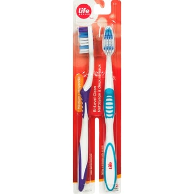 Life LB DEUX NIVEAUX BRSSE DNTS MYN 2 ea, 2,25 $/1ch