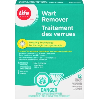 Life Traitement pour verrue, 12 utilisations 12 ea, 2,08 $/1ch