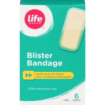 Life Brand Blister Bandage, 6 Pack 6 ea, $1.08/1ea