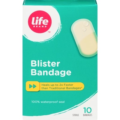 Life Brand Blister Bandage, 10 Pack 10 ea, $0.55/1ea