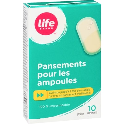 Pansement pour ampoules, 10 par paquet