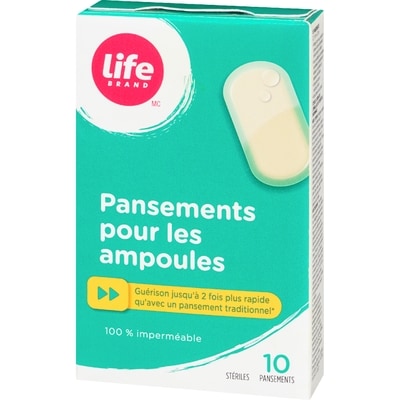 Pansement pour ampoules, 10 par paquet