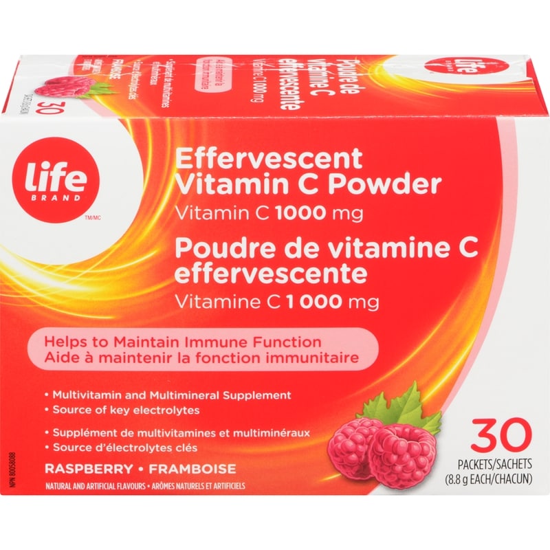 Vitamin C Powder Organic Raspberry