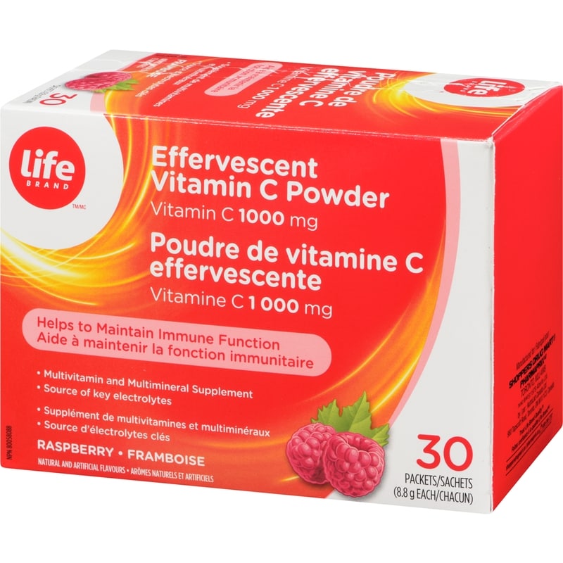 Vitamin C Powder Organic Raspberry
