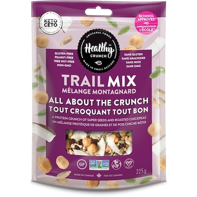 Healthy Crunch All About The Crunch Trail Mix 225 g, $4.00/100g