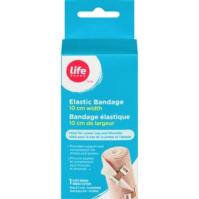 Life Bandage élastique, 10 cm de largeur, 1 par paquet 1 ea, 6,49 $/1ch