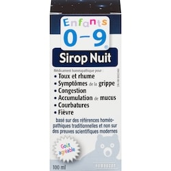 Homeocan Sirop nuit 100 ml, 9,49 $/100ml