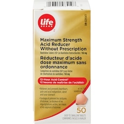 Life Brand Maximum Strength Acid Reducer Without Prescription 150 mg 50 Tablets 50 ea, $0.34/1ea