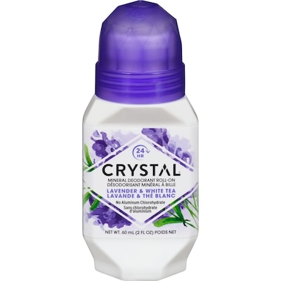 Crystal Mineral Deodorant Roll-On Lavender & White Tea 50 ml, $11.98/100ml
