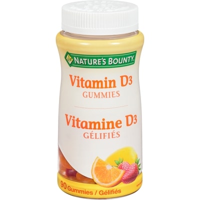 Nature's Bounty Vitamin D Gummies 90 ea, $0.12/1ea