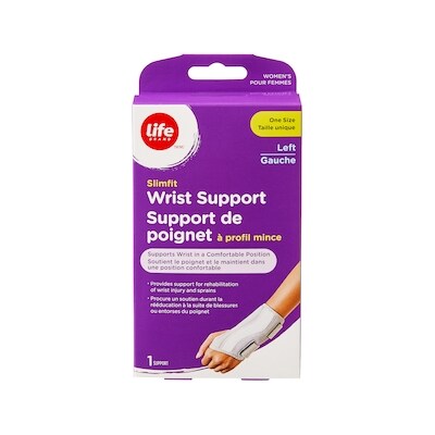 Life Serre-poignet à ligne amincie pour femmes, gauche, 1 serre-poignet 1 ea, 33,99 $/1ch