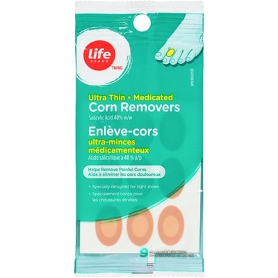 Life Brand Ultra Thin Corn Removers -9 Patches 9 ea, $0.61/1ea