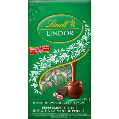 Lindt LINDOR Peppermint Cookie Milk Chocolate Truffles 150 g, $7.33/100g