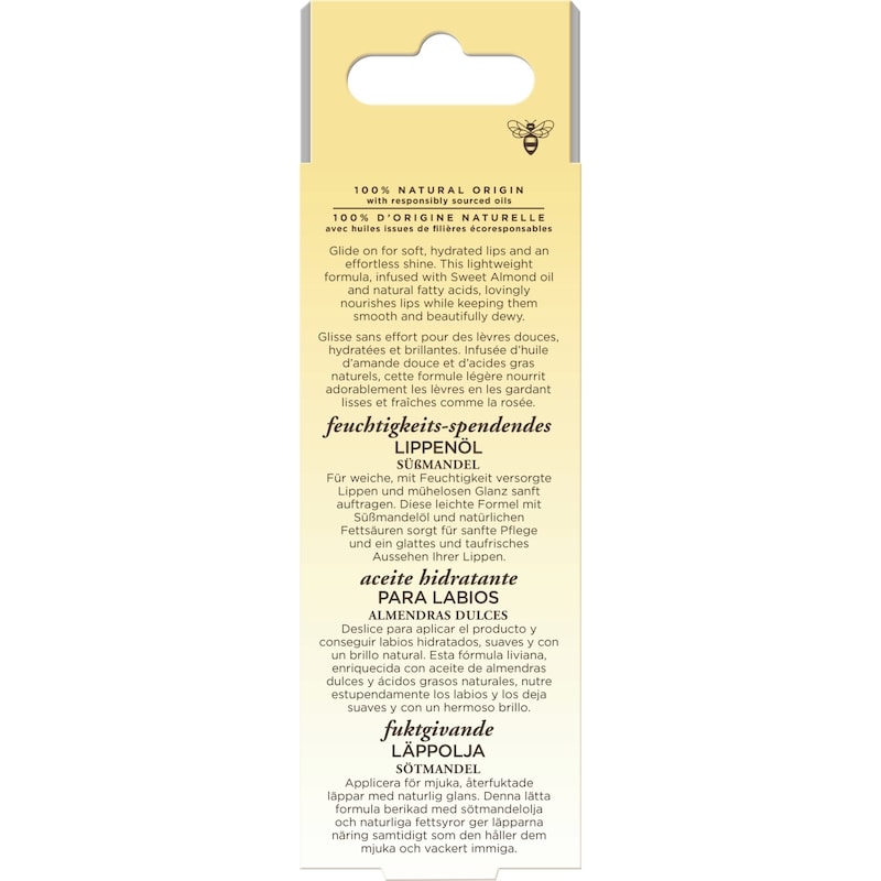 Hydrating Lip Oil With Sweet Almond Oil