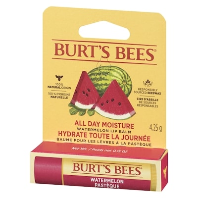 100% Natural Origin Moisturizing Lip Balm, Watermelon