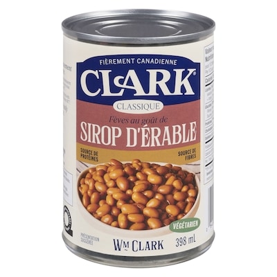 Clark CLARK FEVES SIROP D'ERABLE 398 ml, 0,50 $/100ml
