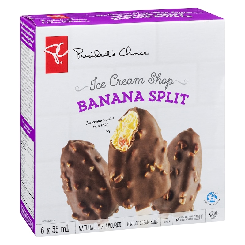 Banana Split Mini Ice Cream Bars