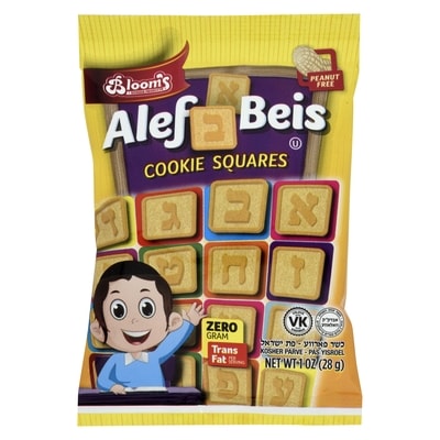 Blooms Alef Beis Cookie Squares 28 g, $3.57/100g