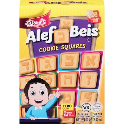 Blooms Kosher Alef Beis Cookie Squares 340 g, $2.35/100g