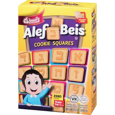 Alef Beis Cookie Squares casher