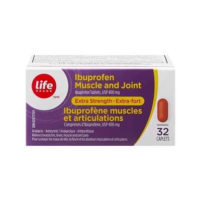 Life Brand Extra Strength Ibuprofen Muscle and Joint 32 Caplets 32 ea, $0.12/1ea